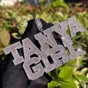 Custom 925 Silver Hip Hop Pendant Iced Street Fashion Design with Diamond Moissanite Personalized Christian Cross Alloy Charms