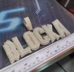 Silver Hip Hop Pendant New Street Fashion Design Diamond Moissanite Personalized Christian Cross Baguette Fine