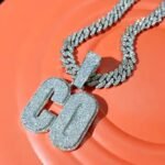 Silver Hip Hop Pendant New Street Fashion Design Diamond Moissanite Personalized Christian Cross Baguette Fine