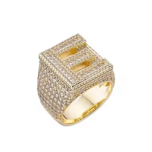 Luxury Diamond Engagement Ring Statement Ring in 18K White Gold for High End Wedding Jewelry Collections