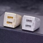 Luxury Diamond Engagement Ring Statement Ring in 18K White Gold for High End Wedding Jewelry Collections