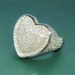 Handmade Custom Engagement Ring with Natural Diamonds Unique Art Deco Design Best Price Custom Jewelry