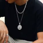 Unisex 925 Silver Custom Pendant Iced Fine Memory Design Diamond Moissanite Personalized Artist for Children's