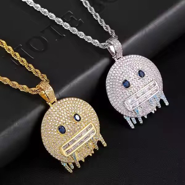 Lab Grown Hip Hop Rapper Iced Out Letter Pendants 10K/14K Gold Material Available in affordable Prices