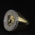 Designer Diamond hip hop Ring Unique Double Band Halo Ring for Luxury Jewelry Collection for men