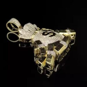 Moissanite Diamond Hip Hop Pendant