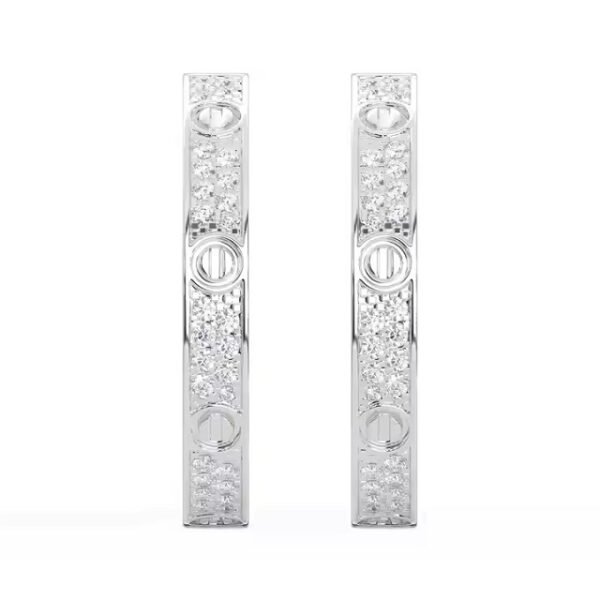 Best Quality Classic Round Cut Diamond Stud Earrings for Women Wedding Party or Gift Available at Affordable Price