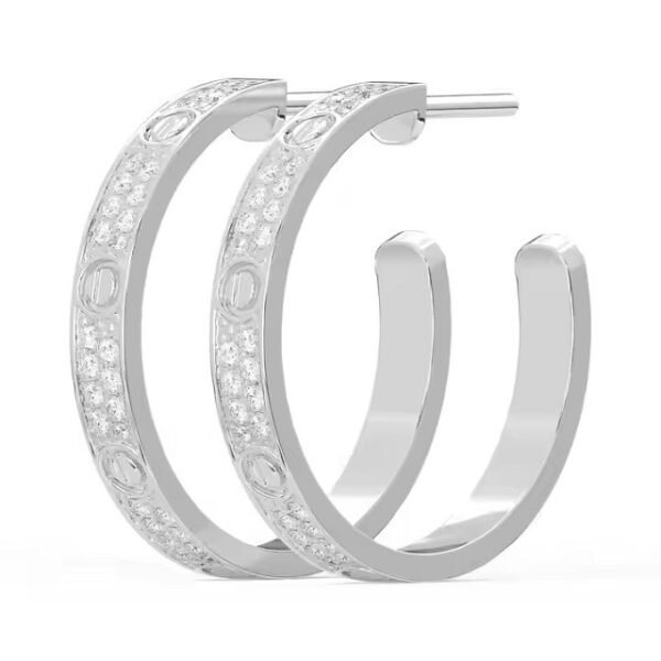 Best Quality Classic Round Cut Diamond Stud Earrings for Women Wedding Party or Gift Available at Affordable Price