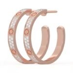 Best Quality Classic Round Cut Diamond Stud Earrings for Women Wedding Party or Gift Available at Affordable Price