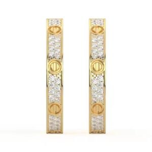 Best Quality Classic Round Cut Diamond Stud Earrings