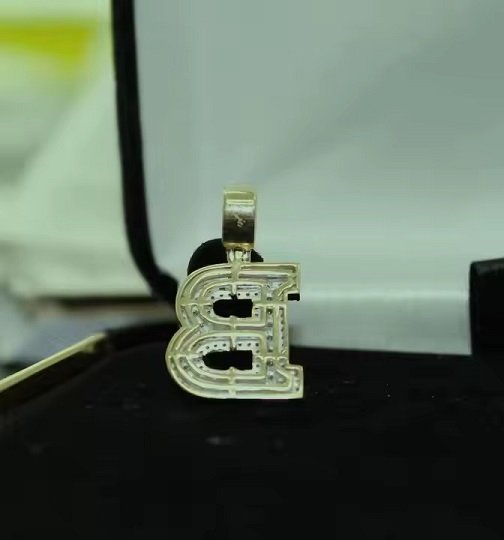 Best Quality Men's Hip Hop Pendant Fully Iced baguette Cut Moissanite Diamond VVS1 VVS Heavy Moissanite Diamond Necklace