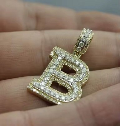 Best Quality Men's Hip Hop Pendant Fully Iced baguette Cut Moissanite Diamond VVS1 VVS Heavy Moissanite Diamond Necklace