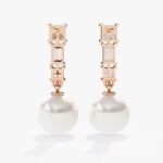 10K White Gold Minimalist Hoop Earrings for Women Luxury VS Clarity Lab Grown Diamond Fine Jewelry