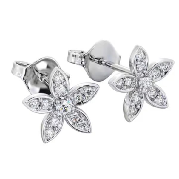 High on Demand Luxury Diamond Hoop Earrings in 18K Gold for Evening Events and Special Occasions Available at Affordable Price