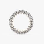 Trendy Classic 10K Yellow Lab Grown Diamond Earrings for Women for Wedding Parties and Anniversaries