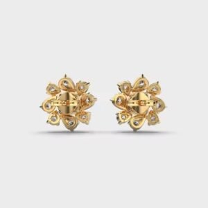 14k/ 18k Gold Diamond Stud Earrings