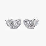 10K Yellow Gold Classic Round Lab Grown Diamond Earrings for Women Jewelry Gift