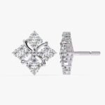 Wholesale Supply Custom Engraved Diamond Earrings in Gold for personalized gift shops Available at Affordable Price