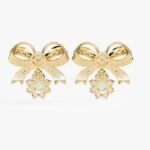 Unique Design Real Diamond and Gemstone Combo Earrings in 18K Yellow Gold for high end catalogs Available at Affordable Price