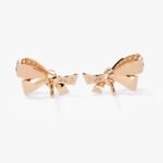Gorgeous 10K Yellow Gold Hip Hop Stud Earrings with VS Clarity Round Lab Grown Diamond IGI Certified