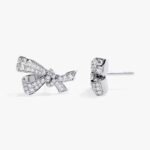 Gorgeous 10K Yellow Gold Hip Hop Stud Earrings with VS Clarity Round Lab Grown Diamond IGI Certified