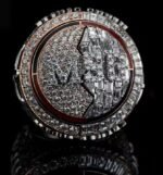 Hot Selling VVS Moissanite Hip-hop Ring Gold/Yellow Plated Star Pattern Jewelry for Wedding Men Women Ring