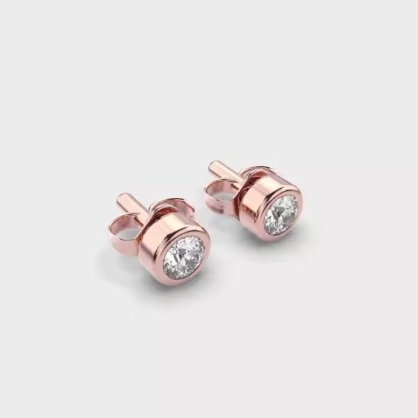 Indian Exporter Diamond Waterfall Earrings in Rose Gold for weddings gala events and upscale Available at Export price