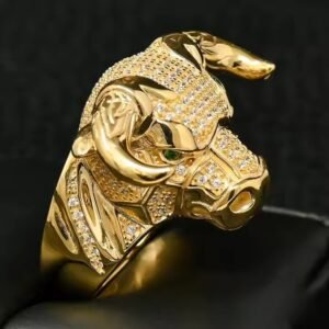 10/14/18K white/rose/yellow Gold Hip Hop Unique Shape With Lab Grown Round Cut VVS Clarity Diamond Ring for Men