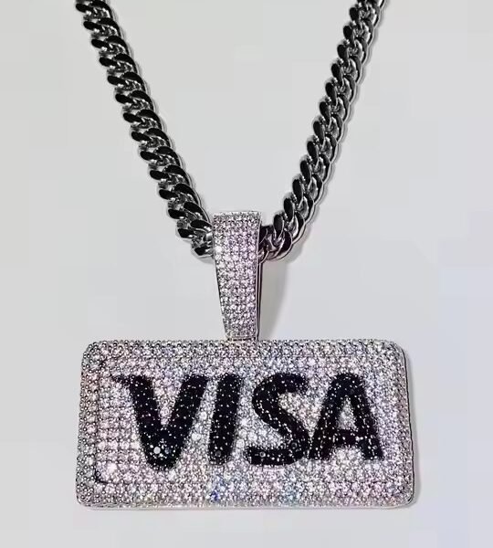 Moissanite Diamond Hip Hop Pendant