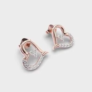 Brilliant Princess Cut Diamond Drop Earrings