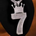 Gold Plated Iced out Pendant with Moissanite Diamond Hip-Hop Style Necklace for Men Fashionable Gift for Him