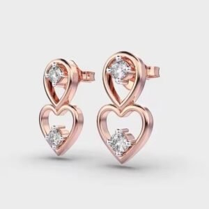 Brilliant-Cut Diamond Stud Earrings