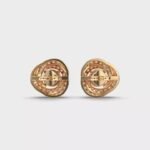 Glowing Galaxy Diamond Stud Earrings Moissanite Jewelry for Engagement Religious Style