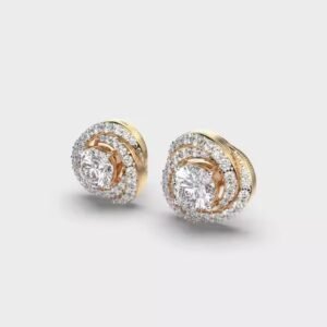 Galaxy Diamond Stud Earrings