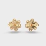 Periwinkle Moissanite Diamond Stud Earrings Religious Style Wedding Fashion Studs
