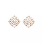 Luxury Women's Elegant Diamond Stud Earrings Winsome Jewelry Piece