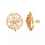Elegant and Luxurious 18Kt Precious Shine Diamond Stud Earrings Luxury Jewelry for women