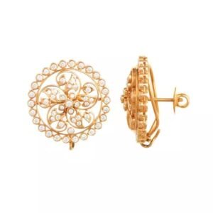 Elegant and Luxurious 18Kt Precious Shine Diamond Stud Earrings Luxury Jewelry for women