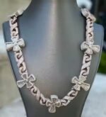 14K/ 18K Gold Iced Hip Hop Cross Pendant Cuban Chain with Natural Diamonds for Unisex Luxury Fashion Statement From India