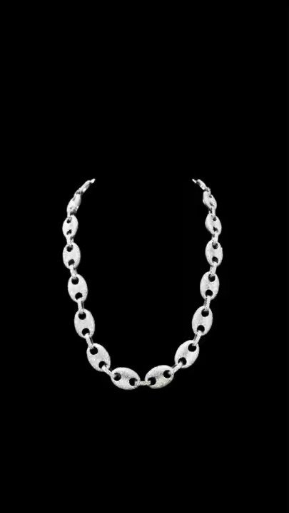 Luxury 925 Silver Hip Hop Chain Iced Moissanite Diamond Necklace Perfect Anniversary Gift for Him Featuring Link White Gold