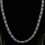 12mm VVS Moissanite diamond Infinity Link Chain Cuban Necklace 925 Silver Color Diamond combination Unique Infinity Rapper chain